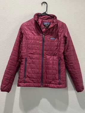Patagonia Women’s Nano Puff Quilted Jacket — Wine